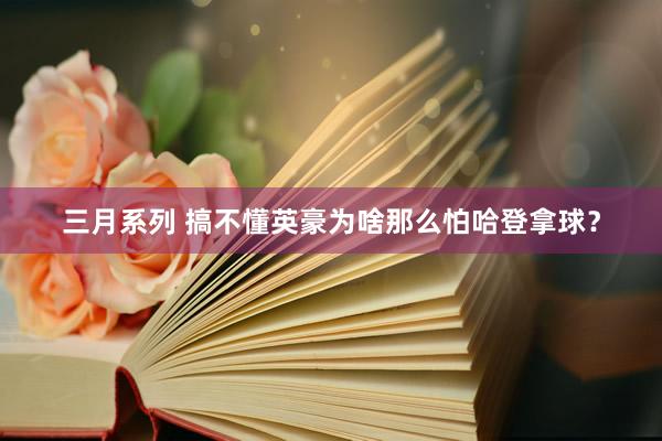 三月系列 搞不懂英豪为啥那么怕哈登拿球?