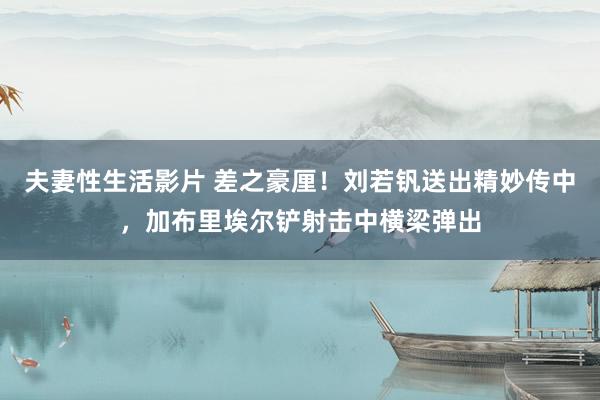 夫妻性生活影片 差之豪厘！刘若钒送出精妙传中，加布里埃尔铲射击中横梁弹出